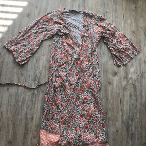 LuLus bohemian wrap dress size M